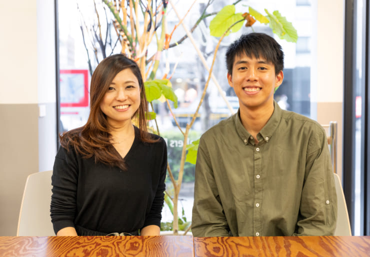 「Robotex Japan」CCOのピォー 豊氏（右）と、理事の大野愛弓氏（左）
