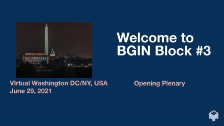 BGIN Block#3が開催された（BGINの告知ページより）