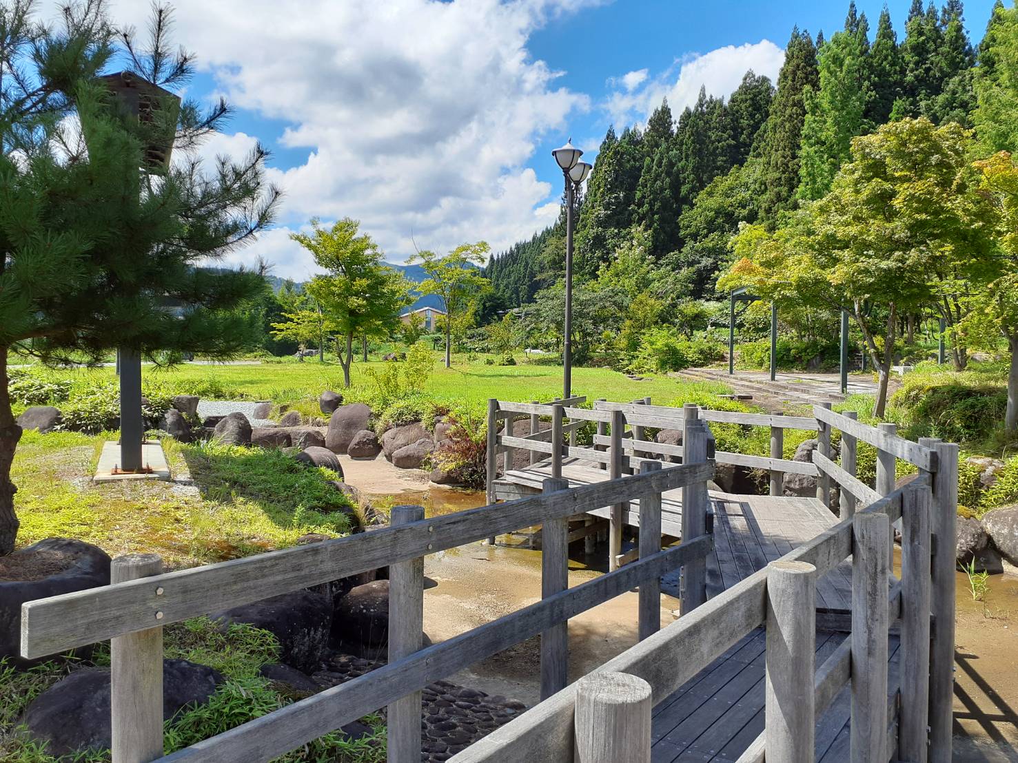 西川町の水沢名水公園（画像は全てメディアエクイティ株式会社のリリースより）