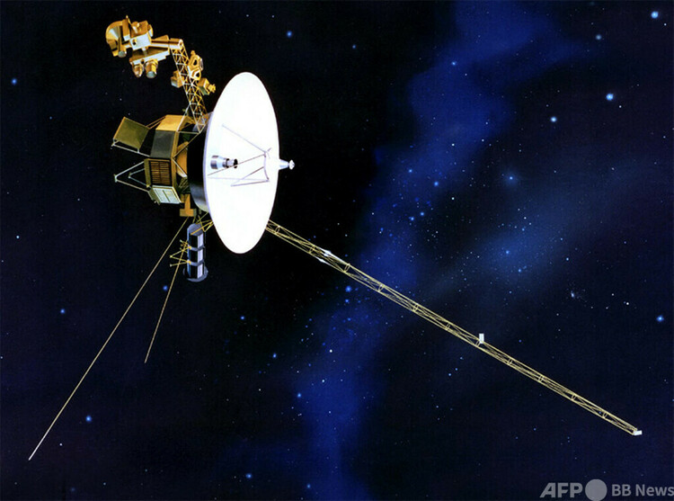 米航空宇宙局（NASA）が公開した、無人探査機ボイジャーの資料画像（2012年9月4日提供）。(c)AFP:NASA