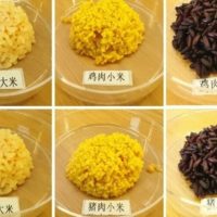 中国、米粒に肉を付着させる新種の食物