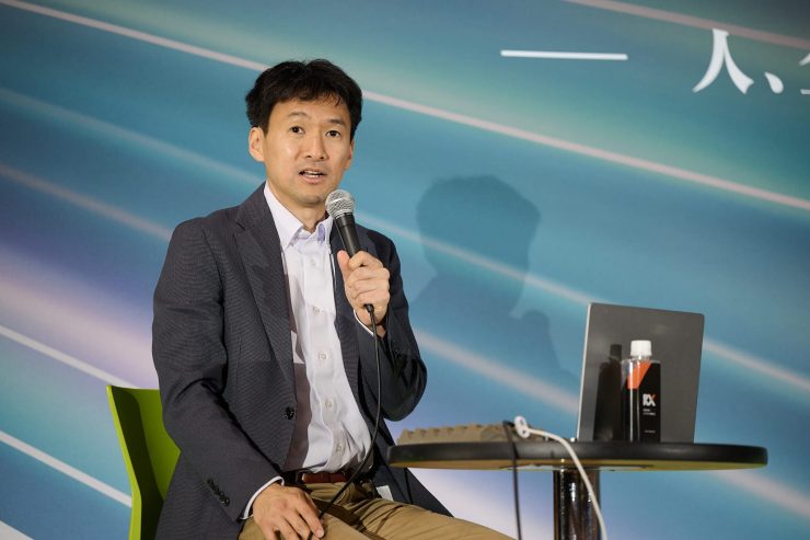 登壇中の北川氏