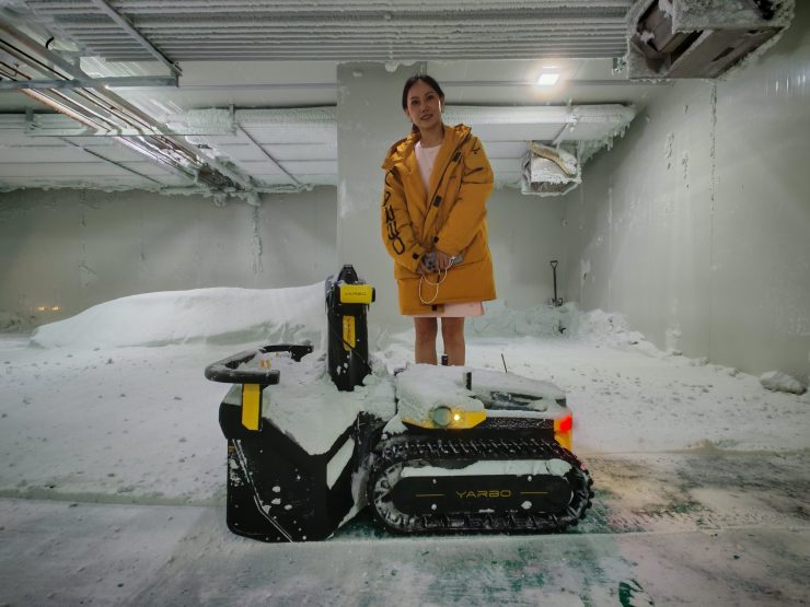積雪ルームでのアイヴィー