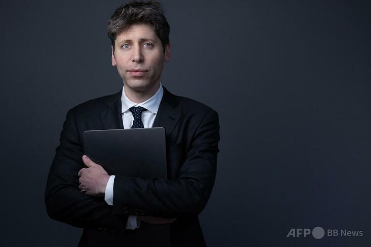 オープンAIのサム・アルトマンCEO（2025年2月11日撮影）。（c）JOEL SAGET AFP