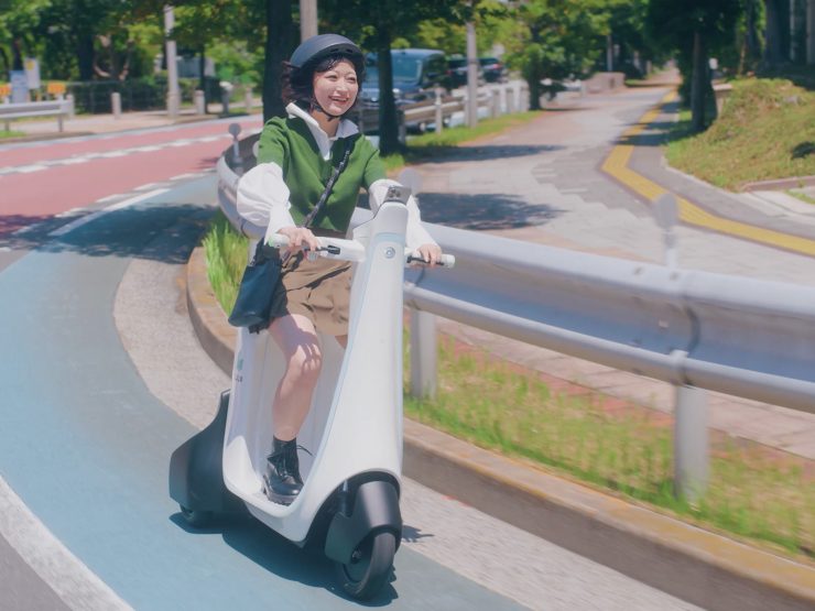 Luupの次世代モビリティ「UniMo」（画像はすべてLUUPのリリースから）