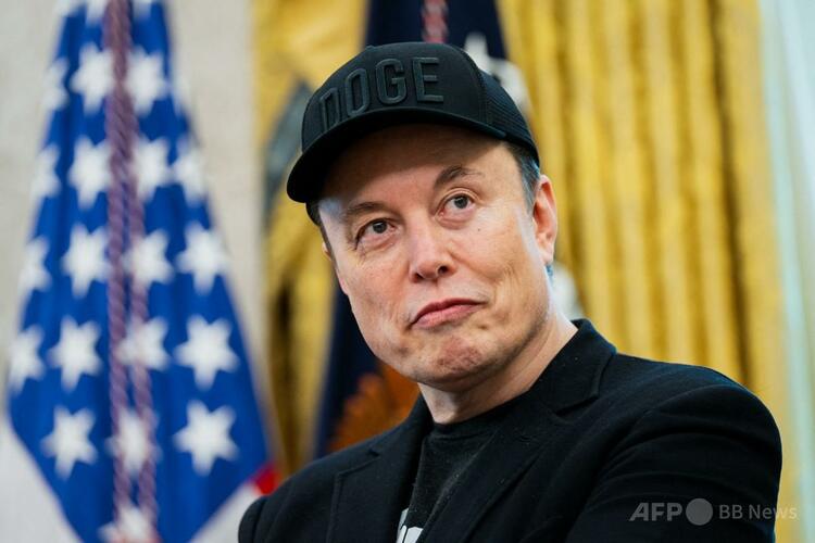 米実業家のイーロン・マスク氏(2025年5月30日撮影)。(c)Allison ROBBERT:AFP