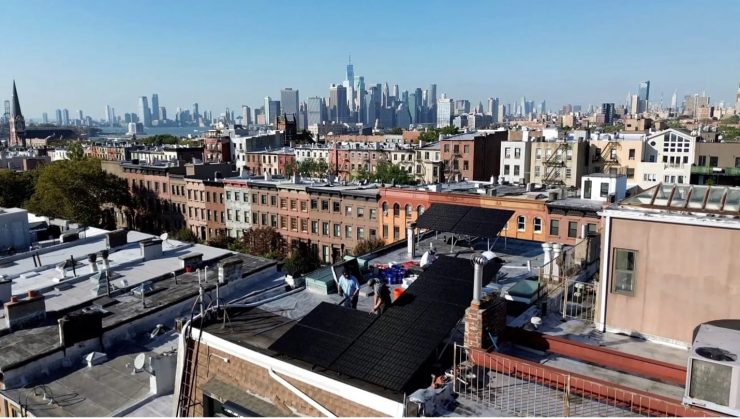 太陽光パネル(Brooklyn SolarWorks提供)