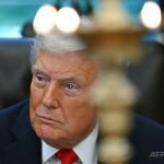 米ホワイトハウスで行事に参加するドナルド・トランプ大統領（2025年10月21日撮影）。(c)ANDREW CABALLERO-REYNOLDS:AFP