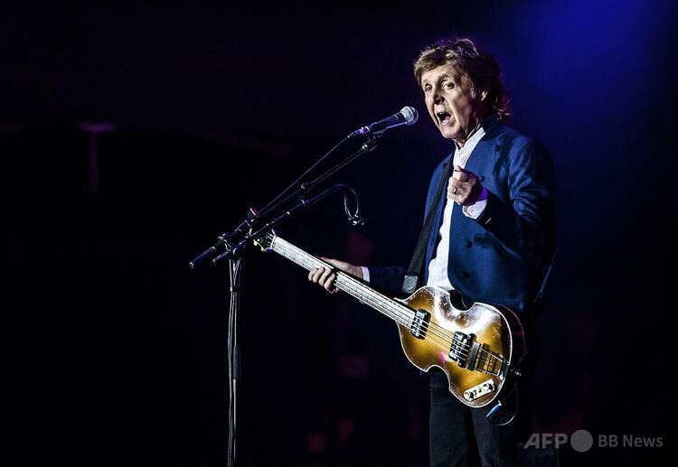 英ロックバンド「ビートルズ」の元メンバー、ポール・マッカートニーさん（2015年7月4日撮影）。（c）Sophia Juliane Lydolph:SCANPIX:AFP