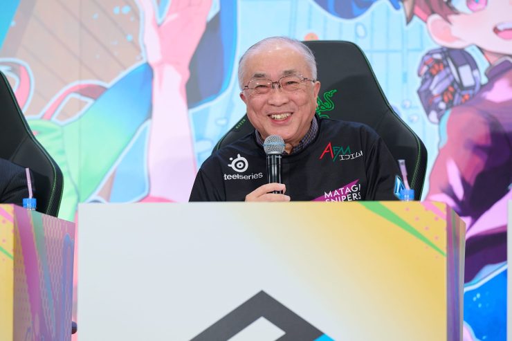 登壇中のmark25氏