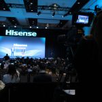 Hisenseのメディアデーの様子（CES公式写真より）Consumer Technology Association (CTA)®