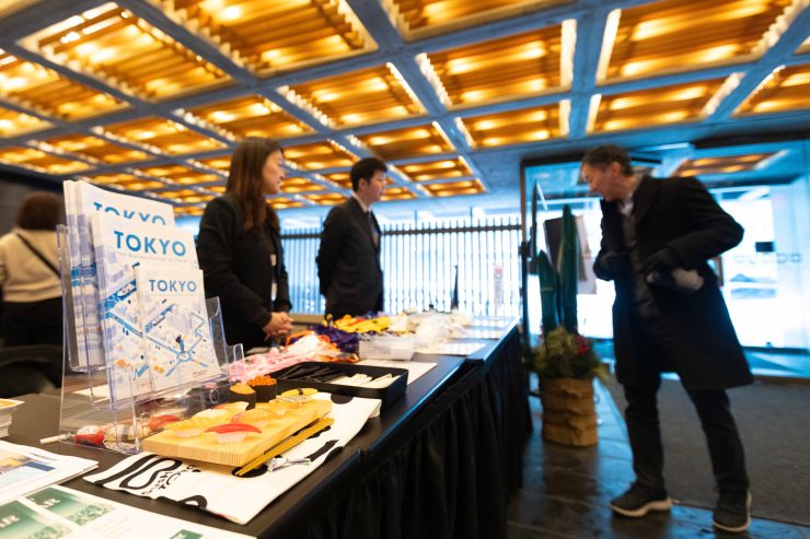 会場受付の様子