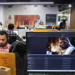 インドのベンガルールにある映画スタジオ。生成AIによる映画「マハーバーラタ」を製作中。3月26日撮影。REUTERS/Priyanshu Singh
