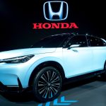 タイ・バンコクで開催された展示会で紹介されたホンダのEV。2022年11月30日撮影。REUTERS/Athit Perawongmetha
