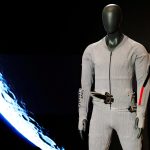 プラダとアクシオム・スペースが共同開発した、内側に液体冷却と換気機能を備えた衣服が、2026年6月7日、米国ニューヨーク市で開催された記者会見で発表された。REUTERS/Heather Khalifa