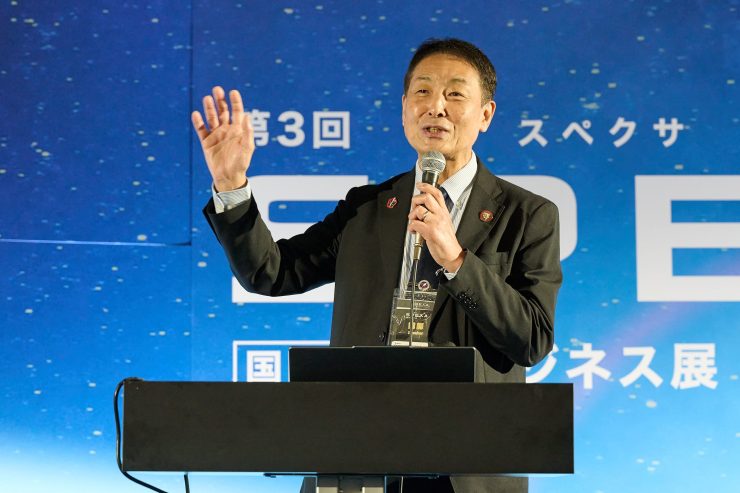 登壇中の森田氏