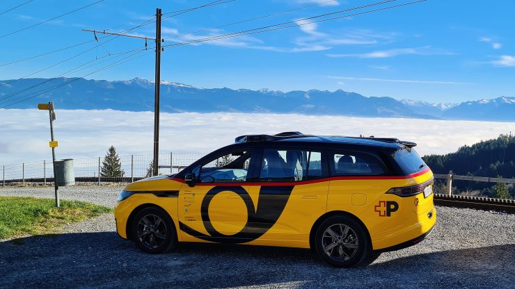 AmiGo in operation on open roads in Eastern Switzerland(バイドゥ英文リリースより)