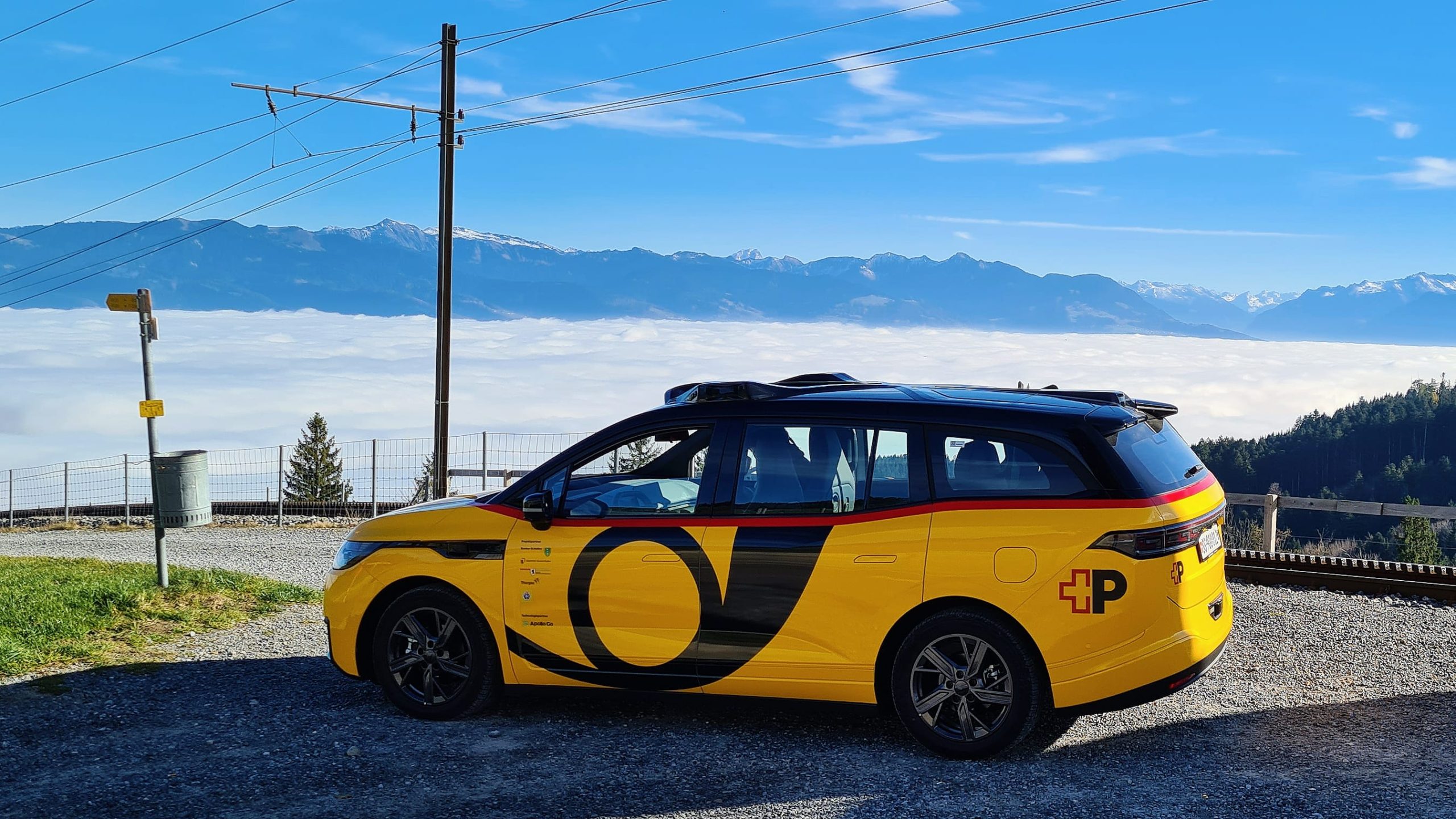 AmiGo in operation on open roads in Eastern Switzerland(バイドゥ英文リリースより)