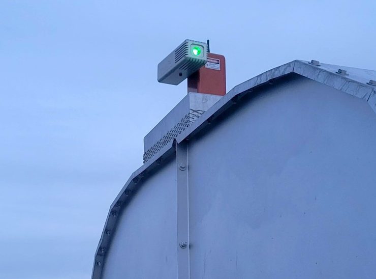 Lasers to scare off birds like hawks and herons on hatcheries and game farms can be installed in a variety of places.