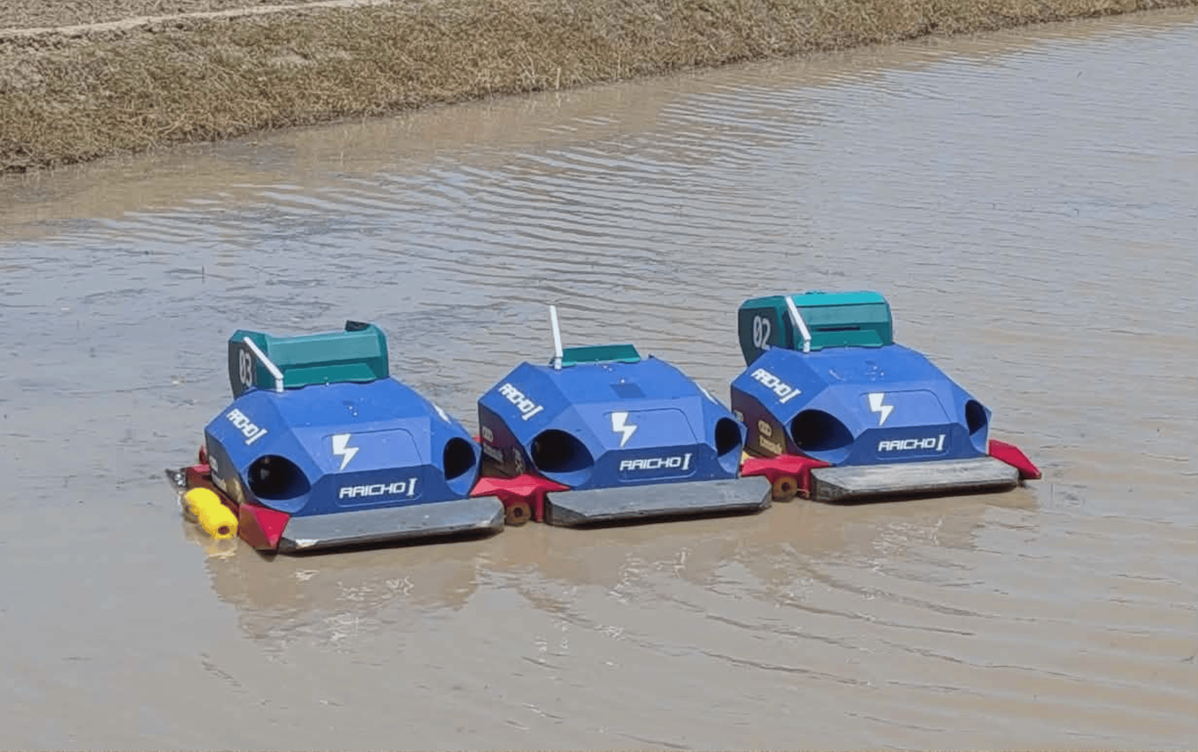 ineRobo株式会社が株式会社テムザックと共同開発する「コメ作りロボット雷鳥1号」(以下、全ての画像提供:ineRobo)