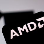 写真は米半導体大手アドバンスト・マイクロ・デバイセズ（ＡＭＤ）のロゴイメージ。6月11日撮影。REUTERS/Dado Ruvic
