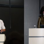 「Tomorrow’s Startupsピッチ&ミーティング」に登壇した、株式会社e6s技術顧問 中野和典氏（左）と、株式会社eZovインターナショナル代表取締役社長 鈴木雪子氏（右）
