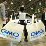 「ジャパン・ドローン・エキスポ２０２６」のＧＭＯインターネットグループのブース。６月５日、千葉で撮影。REUTERS/Issei Kato