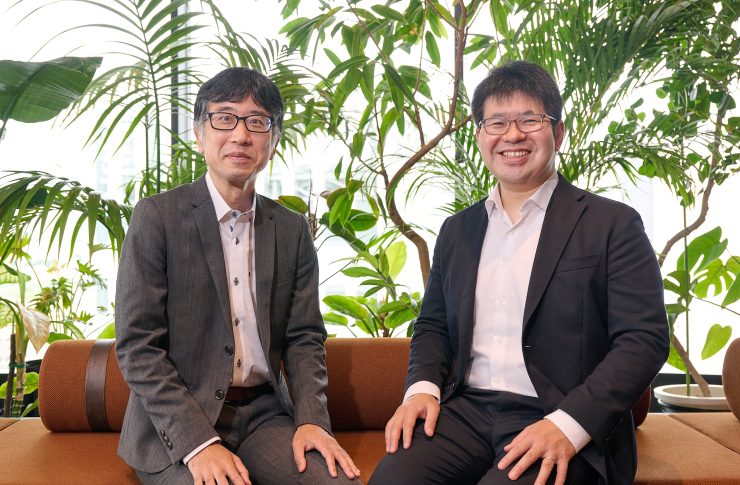 NECサイバーフィジカルインテリジェンス研究所の中野谷氏（左）と馬場崎氏（右）