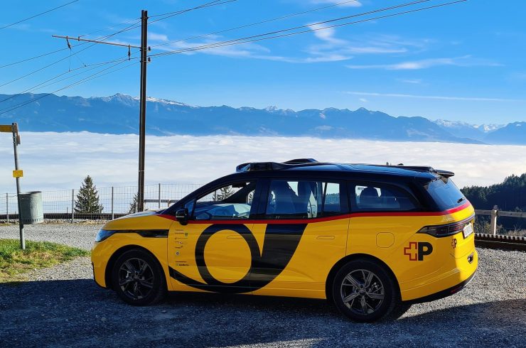 AmiGo in operation on open roads in Eastern Switzerland(バイドゥ英文リリースより)